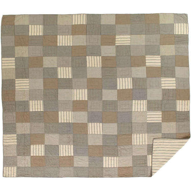 Sawyer Mill Charcoal Luxury King Quilt 120Wx105L VHC Brands - The Fox Decor